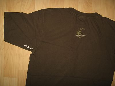T-shirt Vintage Volcom Stone – Logo Graphique – Kaki Vert – Taille M