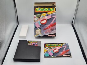  NES CrackOut mit OVP und Anleitung FRA