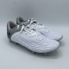 Under Armour Magnetico 2.0 FG Soccer White Cleats 3025641-100 Men's Size 8 New