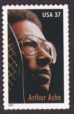 Scott #3936 Arthur Ashe (Tennis, Black Heritage, Richmond VA) Single Stamp - MNH