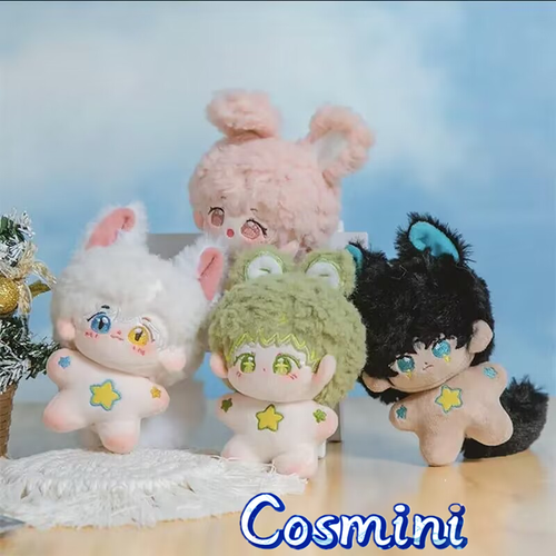 No attributes Cute Monster 10cm Anime DIY Plush Doll Dress up Stuffed Toys