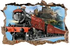 Hogwarts Express Harry Potter Hole in the Wall Art Sticker Bedroom Decal Print