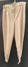 New Abetta English Riding Breeches Hunt Seat Show Clothes Pants size 32L Tan