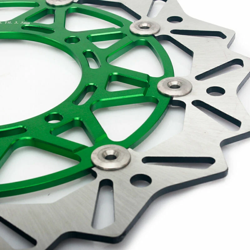 Rotor de freno delantero de gran tamaño 320 mm para KAWASAKI KX125 KX250 KX250F KX450F KLX450R Foto 4 de 4