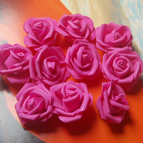 6-25 Schaumrosen 2-8cm Moosgummirosen Foamrosen rose flowers  Rosen Rosenköpfe - Afbeelding 19 van 42