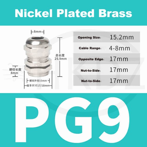 Kabelverschraubung PG7-PG63 Metrisch Metal Verschraubung M10-M100 Edelstahl IP68 - Bild 95 von 118