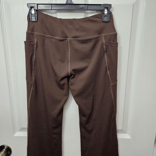 GIRLS AENLLEY BROWN YOGA FLARE LEG STRETCHY PANTS SIZE XL - Picture 5 of 11