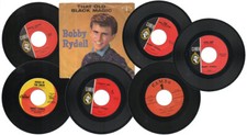 BOBBY RYDELL (Lot of 6) 45 RPM Records GROOVY TONIGHT / FORGET HIM / I DIG GIRLS