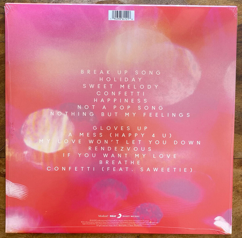 LITTLE MIX / Confetti / RSD Hot Pink Vinyl LP / 2021 SEALED & NEW w