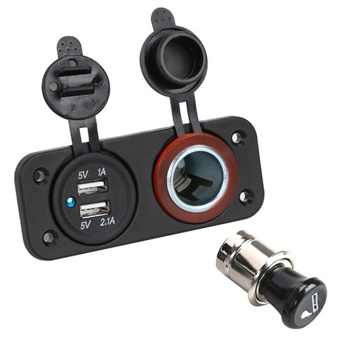 Cargador USB Universal Ent: 12V-24V Sal: 5V 2.1A. para vehículos - Imagen 2 de 7