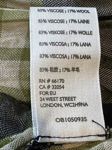 NWT! We The Free People e Pacific Dawn Black Green Plaid Shirt Wool NWT NEW - Picture 15 of 16