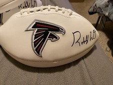 Atlanta Falcons Football Signed By Player Unknown NFL Football W/ Accolades!