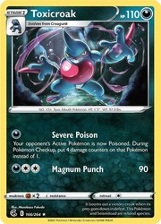 Toxicroak 166/264 Fusion Strike Reverse Holo Rare