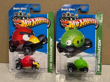 2012 Hot Wheels HW Imagination Angry Birds Lot Of 2-Minion And Red Bird