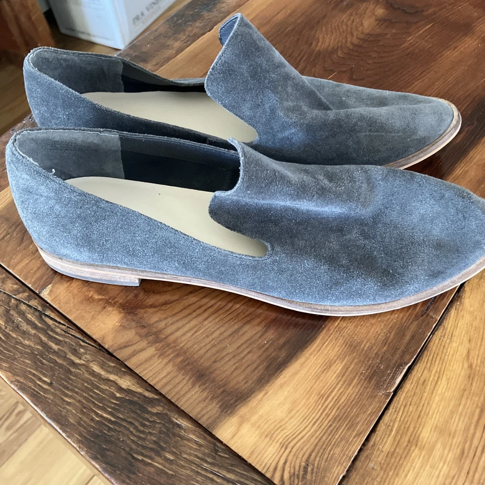 Женские мокасины без шнуровки Levity Carla размер 9 М темно-серые замшевые туфли на плоской подошве - Изображение 4 из 4