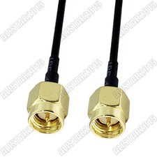 SMA Male to SMA Male Plug Lot Connector RF Pigtail Coax Cable RG174 for Wireless
