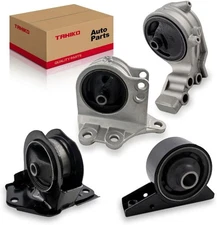 4PCS Engine Motor & Trans Mount Set Compatible with Mitsubishi Eclipse Black 