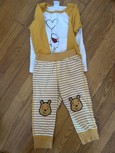Hannah Anderson Disney Winnie the Pooh 2-Piece 100% Cotton Outfit Set 90 cm 