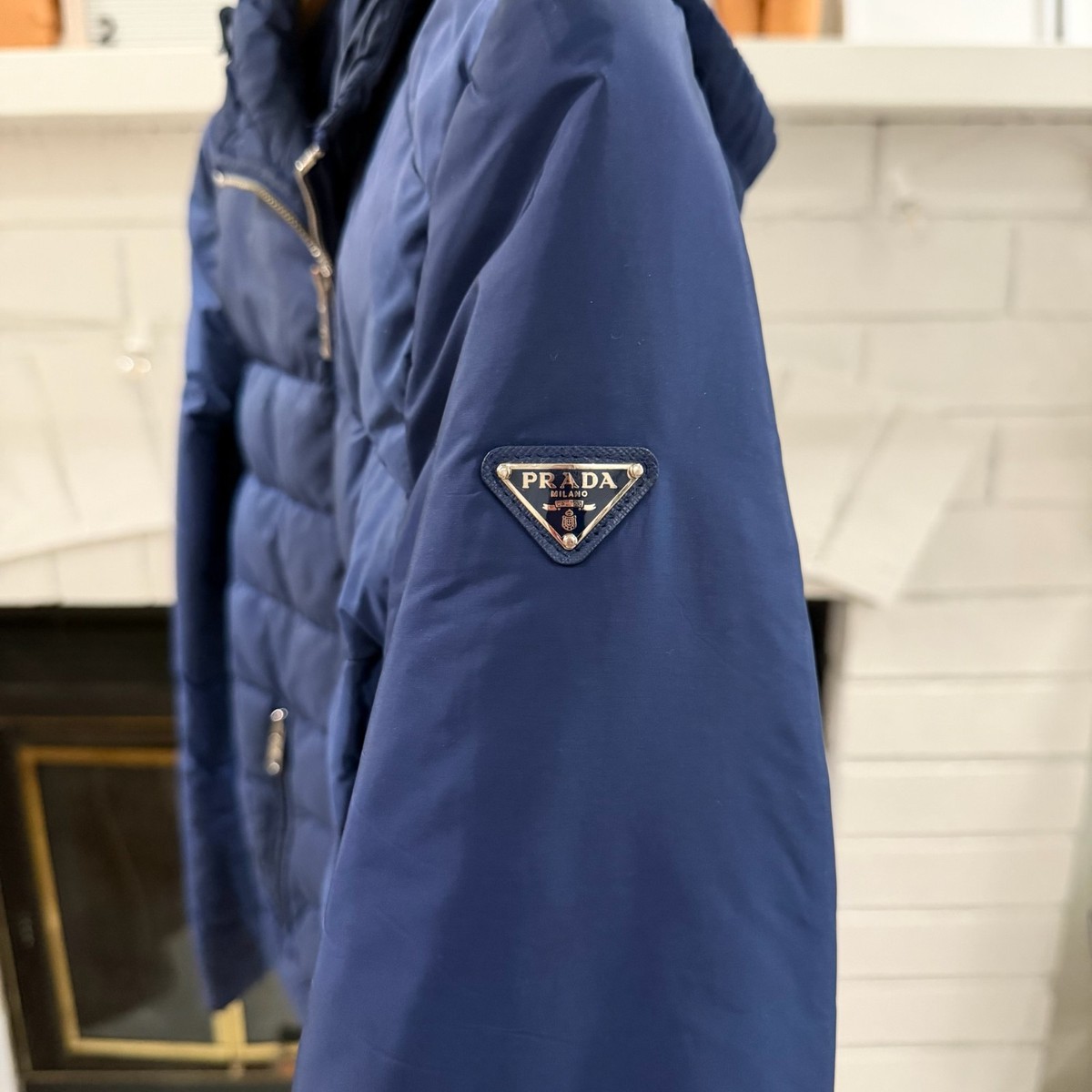 Vintage 2013 Prada Sport Puffer Padded Goose Down Hooded Jacket | eBay
