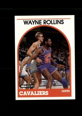 Wayne Rollins : 1989-90 NBA Hoops Card #2 Cleveland Cavaliers