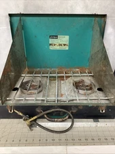 Vintage Sears Roebuck JC Higgins 2-Gas Burner Stove SIMPSONS SearsUntested 7113