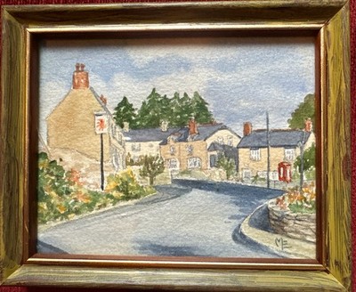 Mary Edwards Aquarelle Nordwales Szenen Llanasa Kapelle und Conway Conwy