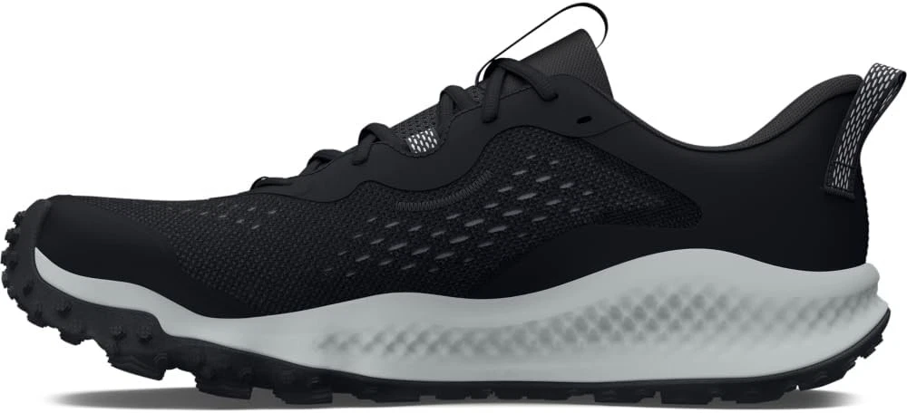 UNDER ARMOUR MEN'S CHARGED MAVEN TRAIL HIKING SHOES - 9 - BLACK/MOD GRAY/WHITE