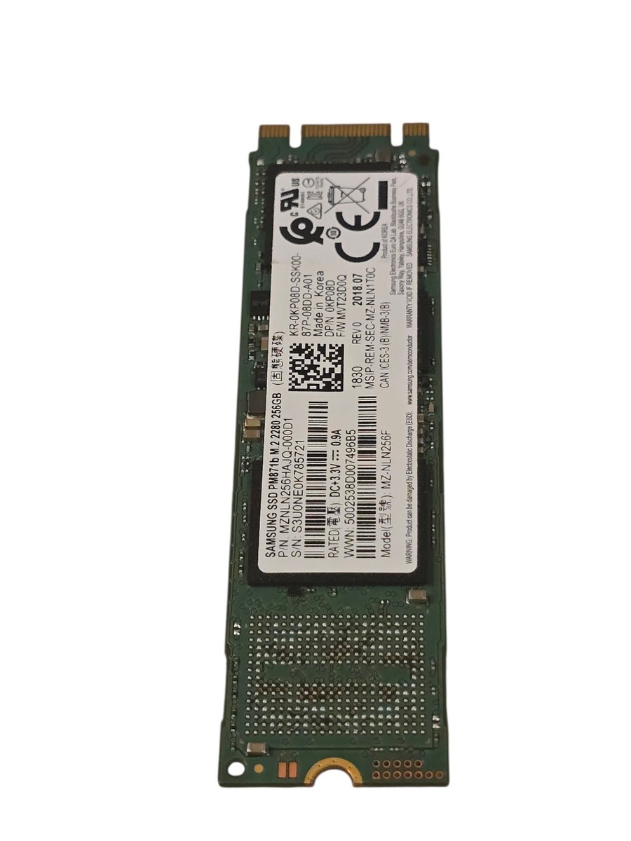 Samsung PM871b 256GB M.2 2280 SATA SSD MZ-NLN256F MZ-NLN256 Laptop