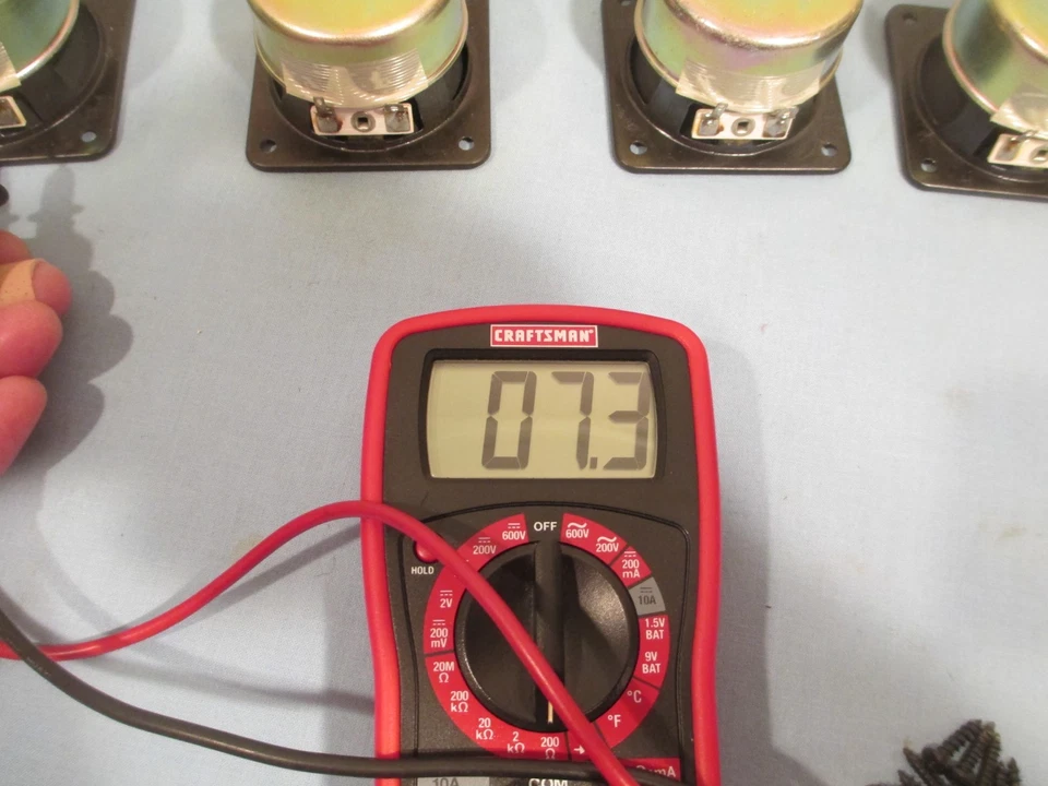 Vintage Carver Speaker Tweeter Lot of 4 - Image 2 of 4