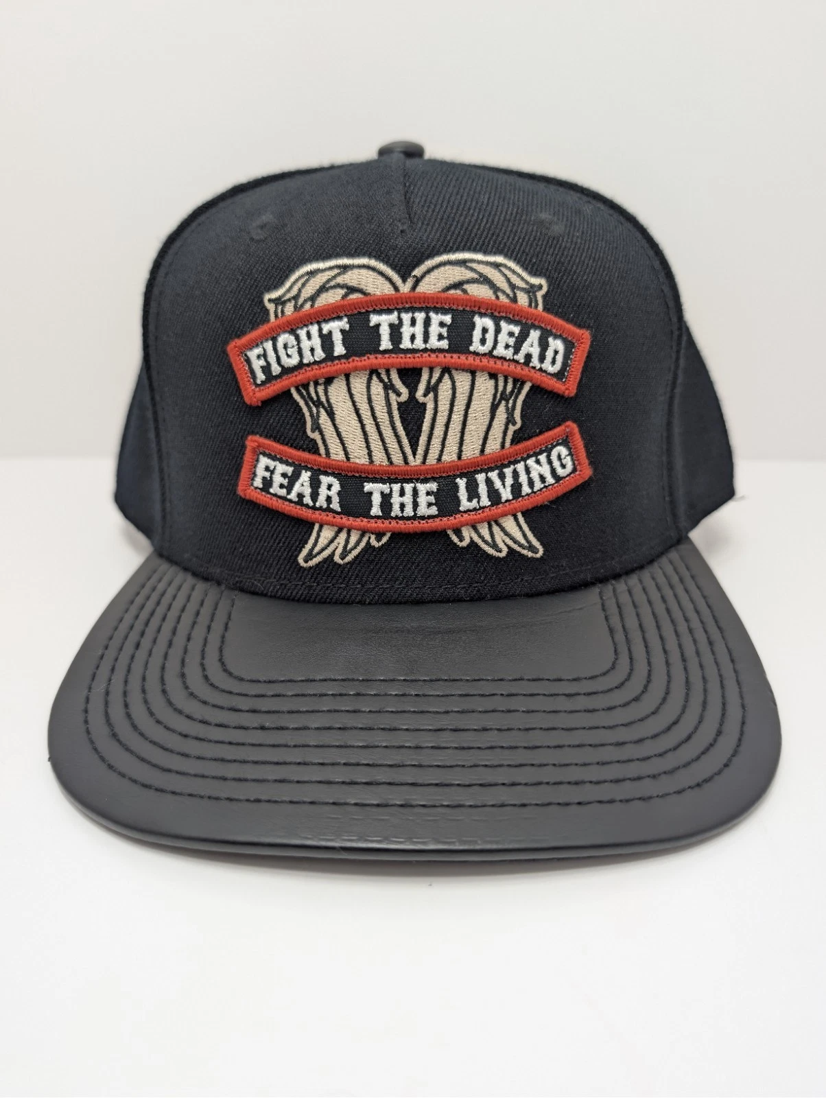 The Walking Dead AMC Bioworld Merch Adjustable Black Snapback NWT - OSFA