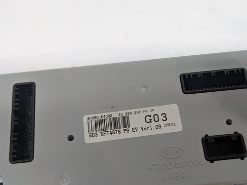 KIA SOUL EV HEATER CONTROL A/C PANEL WHITE 2014-2019 97250-E4032 - Picture 11 of 14
