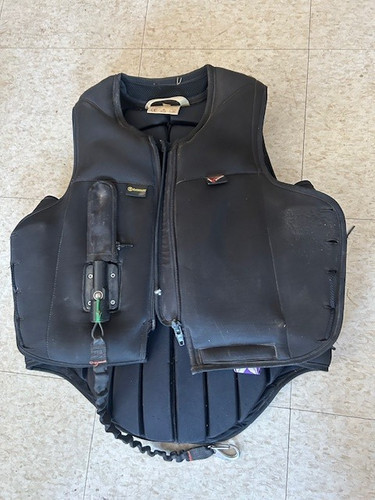 Protective VEST Adult Small Black VGC Racesafe Airbag Body Protector Vest