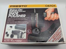 Vintage Presto Shine-On Electric Shoe Polisher 08701 NIB Home Travel Compact