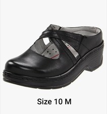 KLOGS Footwear Cara Women's Comfort Clogs Black Mule Size 10 M New No Box