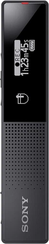 Sony ICD-TX660 - Slim Digital Voice Recorder with OLED Display, Black