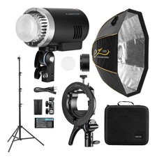 Flashpoint XPLOR 300 Pro TTL R2 Battery-Powered Outdoor Flash Parasnap Kit