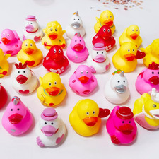 36 Pcs Valentines Rubber Ducks,Bath Showers Accessories,Mini 2.16" Duckies Ba...