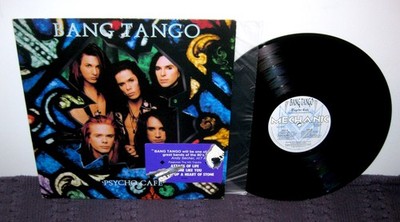 BANG TANGO Psycho Cafe LP OG Mechanic/MCA PROMO+HYPE STICKER Hard Rock/Metal NM-