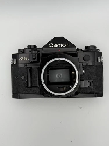 Canon A-1 Black 35mm Film SLR Camera Body 335