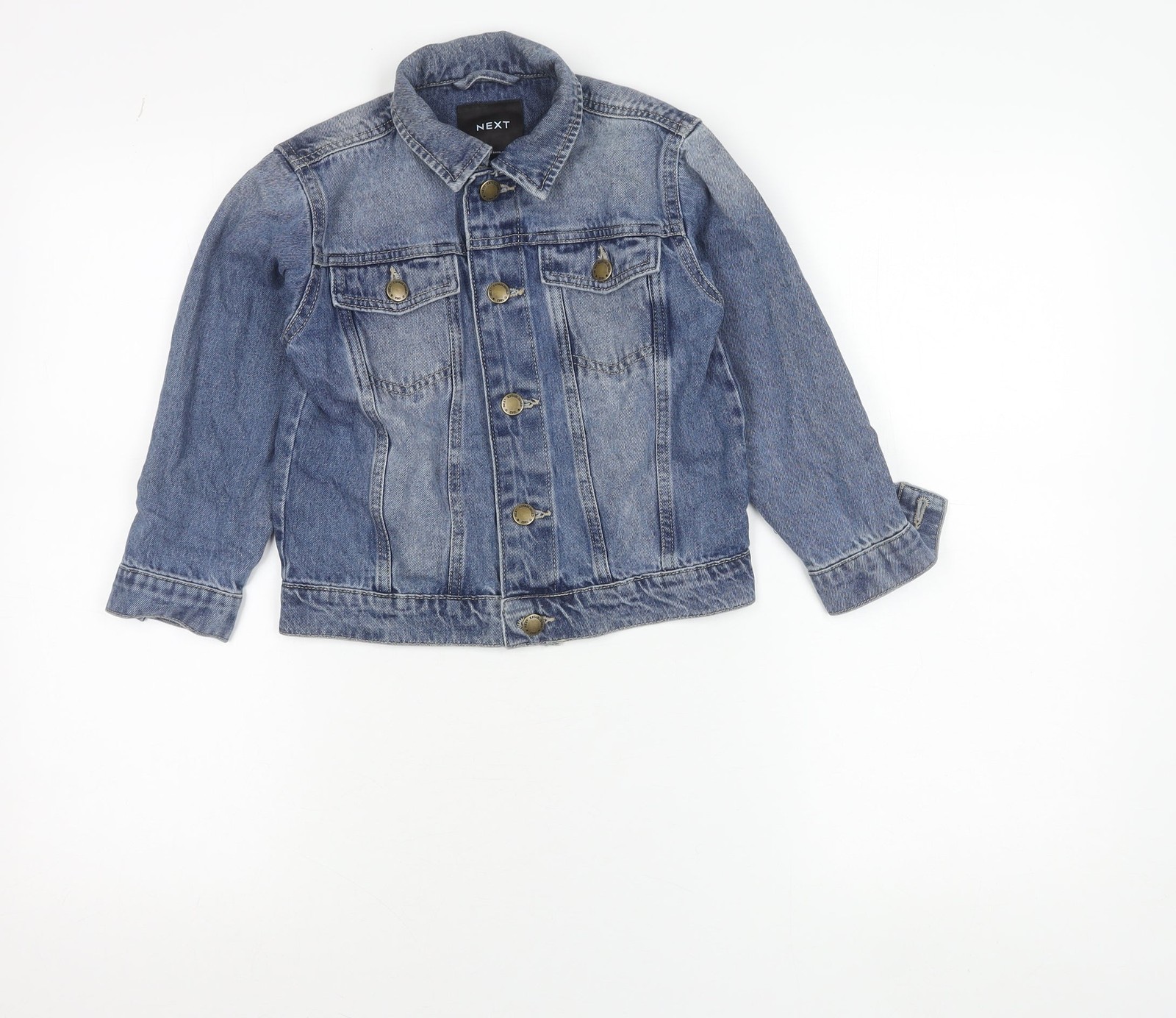 Girls UK Size 5 Years NEXT Blue Basic Jacket