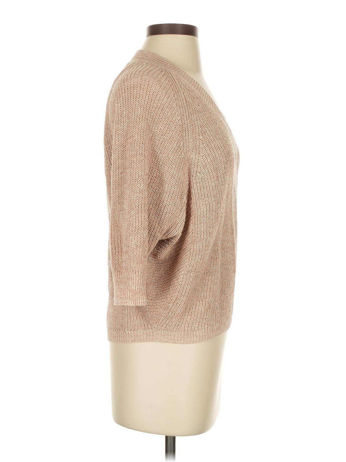 Massimo Dutti Women Brown Pullover Sweater XS thumbnail 3