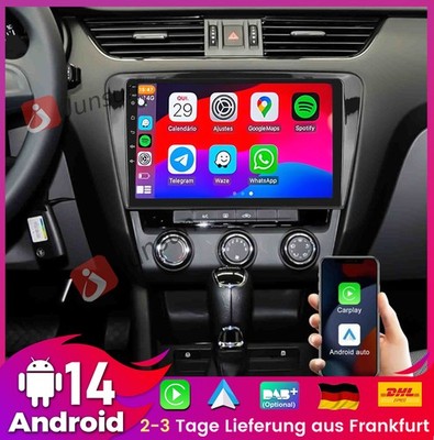 2G+64G CarPlay Android 14 Für Skoda Octavia III 2013-2018 Autoradio DAB+ GPS SWC