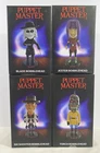 Puppet Master Bobblehead Set  Six Shooter  Blade  Torch  Jester bobble heads