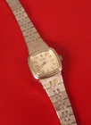 FABULOUS VINTAGE MCM DESIGNER SIGNED SEIKO LADIES SILVER TONE QUARTZ WATCH !!