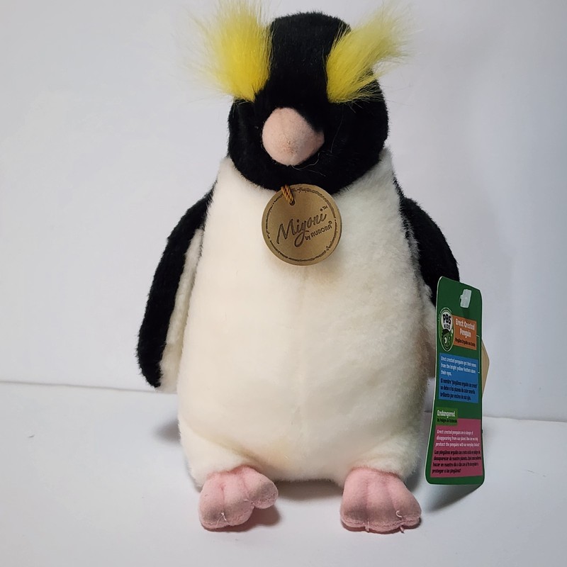 Aurora Miyoni Erect Crested Penguin Stuffed Plush 7" 2016 with Tags