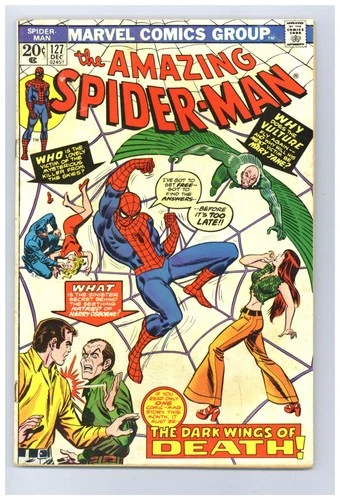 Amazing Spider-Man 127 (VG-) Romita cvr Andru INTRO 3rd VULTURE 1974 Marvel i655