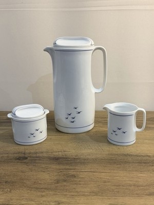 Vintage Eschenbach Bavaria Kaffeeservice Milchkännchen Zuckerdose Kaffeekanne Deutsch