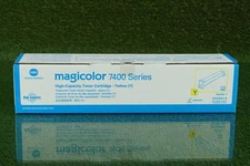 KONICA MINOLTA MAGICOLOR 7400 SERIES YELLOW TONER CARTRIDGE ~ 8938614