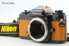 Rare Ocher Black Almost MINT Nikon FE 35mm Film Camera SLR Body From JAPAN