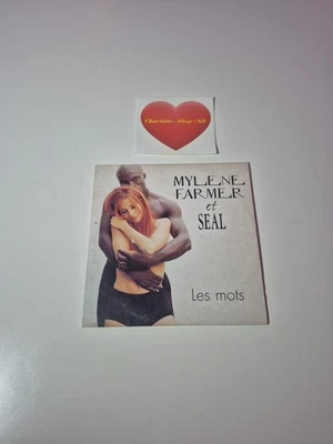 🎧 CD Single " Mylene Farmer & Seal Les Mots " - Photo 1/2